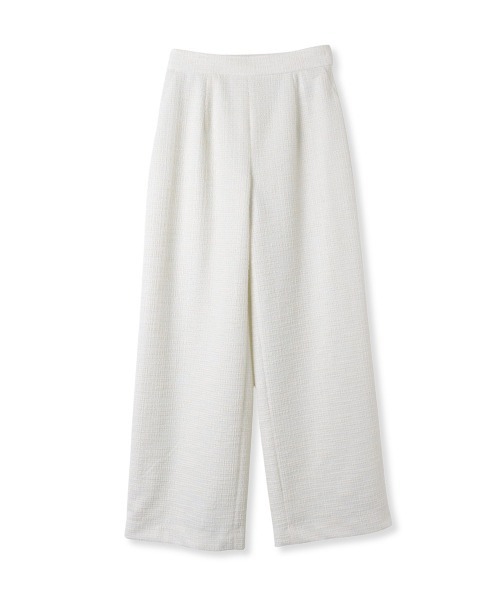 Viaggio Blu（ビアッジョブルー）の「ラメツイードジャージパンツ（その他パンツ・レディース・ネイビー/オフホワイト・M/S/L）」の3枚目の写真