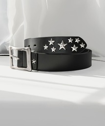 An+u | スタースタッズ40mmレザーギャリソンロングベルト(ベルト)