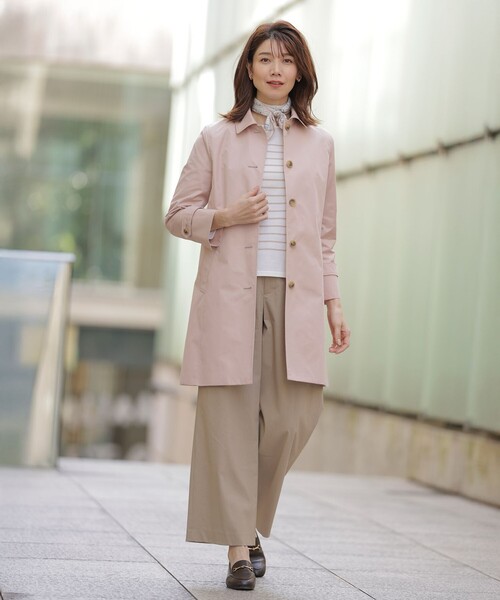 J.PRESS Ladies（J.プレス レディス）の「バスクボーダー カットソー（Tシャツ/カットソー・レディース・ネイビー系1/ベージュ系1/ピンク系1・SMALL）」の9枚目の写真