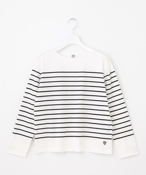 J.PRESS Ladies（J.プレス レディス）の「バスクボーダー カットソー（Tシャツ/カットソー・レディース・ネイビー系1/ベージュ系1/ピンク系1・SMALL）」の18枚目の写真