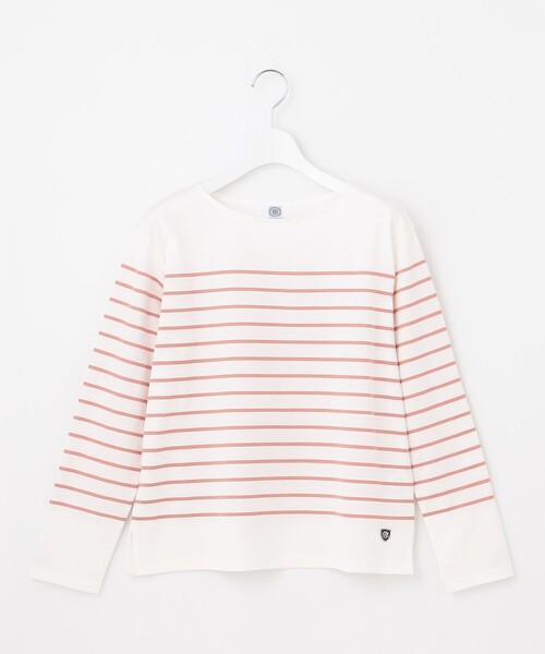 J.PRESS Ladies（J.プレス レディス）の「バスクボーダー カットソー（Tシャツ/カットソー・レディース・ネイビー系1/ベージュ系1/ピンク系1・SMALL）」の20枚目の写真