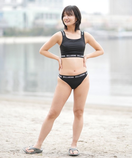 BILLABONG ビラボン タンキニ サーフビキニ レディース ブラック M BILLABONG 最短翌日配達 ビラボン レディース ビキニ 水着