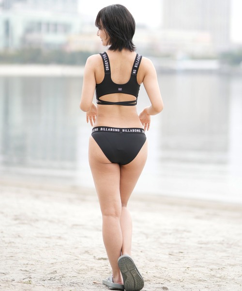ビラボン 水着 タンキニビキニ ブラック Ｌ BILLABONG ビラボン 水着 レディース ボタニカル柄タンキニ
