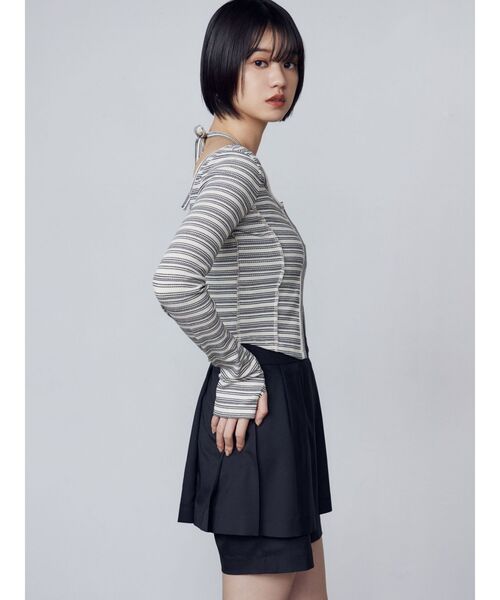 EMODA（エモダ）の「カットツインセット（Tシャツ/カットソー・レディース・ブラック/その他/グレー/その他1・FREE）」の13枚目の写真