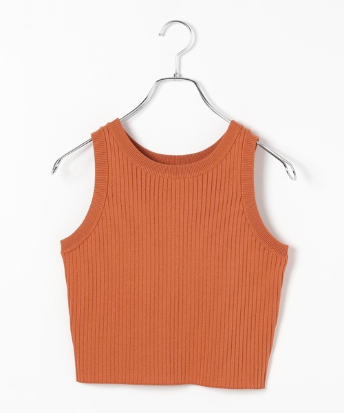 PAGEBOY(ページボーイ)の「【マシンウォッシャブル】アメスリショートタンク(タンクトップ・レディース・オフホワイト/オレンジ/ブラック・FREE)」の8枚目の写真