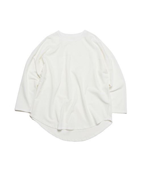 SOPHNET. ソフネット Tシャツ・カットソー 白 M 3328224E0108 WIDE FOOTBALL TEE（Tシャツ/カットソー）｜SOPHNET.（ソフ