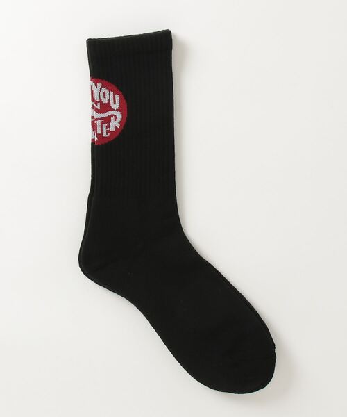 MAGIC NUMBER（マジック ナンバー）の「【MAGIC NUMBER】 SEE YOU IN THE WATER XV SOCKS シーユーインザウォーターXVソックス（ソックス/靴下・メンズ・グレー/ホワイト×ブラック/ブラック×レッド・FREE）」の4枚目の写真