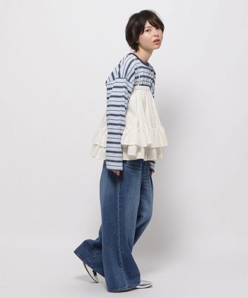 【週末☆⠀】☆新品☆ ニコアンド しぶりかさんプロデュース2Ｐティアードスカート 週末☆⠀】☆新品☆ ニコアンド しぶりかさんプロデュース2P