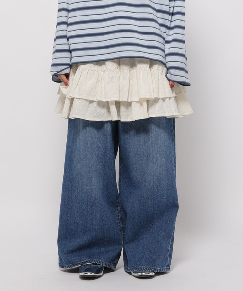 niko and...(ニコアンド)の「2WAY レースミニティアードスカート / ビスチェ(その他トップス・レディース・オフホワイト/チャコール・FREE)」の20枚目の写真