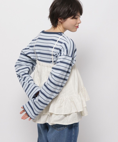 niko and...(ニコアンド)の「2WAY レースミニティアードスカート / ビスチェ(その他トップス・レディース・オフホワイト/チャコール・FREE)」の22枚目の写真