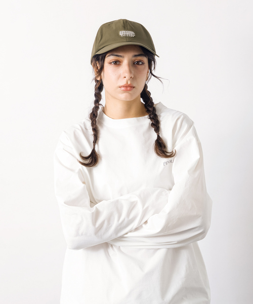 UNIVERSAL OVERALL（ユニバーサルオーバーオール）の「【UNIVERSALOVERALL / ユニバーサルオーバーオール】SHADAN/ロングバイザーキャップ（キャップ・メンズ・ベージュ/カーキ/チャコールグレー/ブラック・フリー）」の5枚目の写真