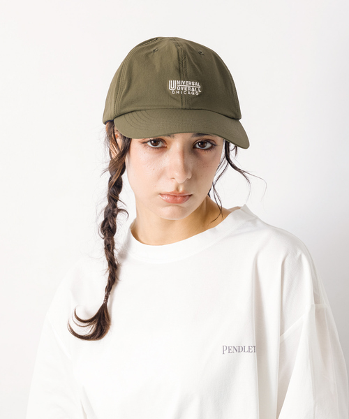 UNIVERSAL OVERALL（ユニバーサルオーバーオール）の「【UNIVERSALOVERALL / ユニバーサルオーバーオール】SHADAN/ロングバイザーキャップ（キャップ・メンズ・ベージュ/カーキ/チャコールグレー/ブラック・フリー）」の7枚目の写真