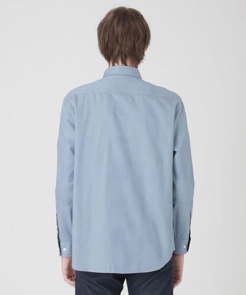 BLACK LABEL CRESTBRIDGE(ブラックレーベル・クレストブリッジ)の「デニムライクシャドーチェックシャツ(シャツ/ブラウス・メンズ・ホワイト系その他/ネイビー/ブルー系その他2・M/L/XL/S)」の11枚目の写真