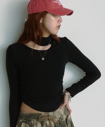 ▲One Shoulder Gather Toops /ワンショルダーギャザートップス 秋物 秋服 2026年秋冬