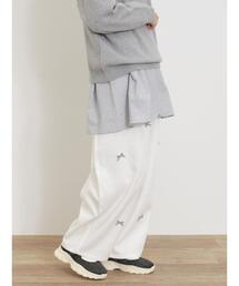 Samansa Mos2 | リボンイージーパンツ(その他パンツ)