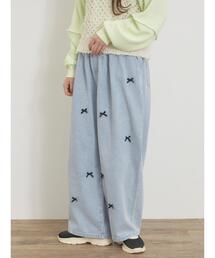 Samansa Mos2 | リボンイージーパンツ(その他パンツ)