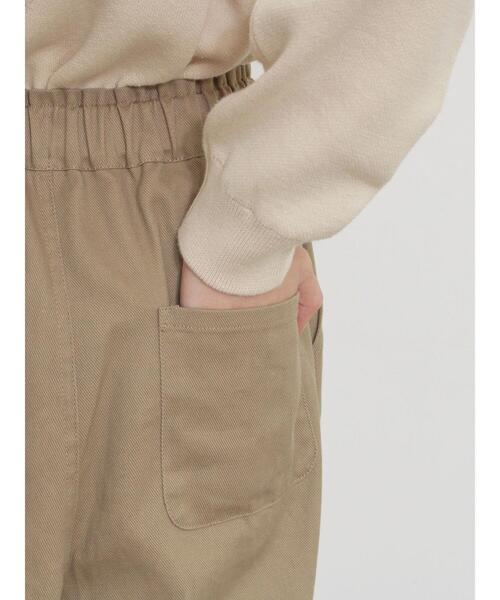 Samansa Mos2（サマンサ モスモス）の「リボンイージーパンツ（その他パンツ・レディース・チャコールグレー/オフホワイト/サックスブルー/ベージュ・F）」の6枚目の写真