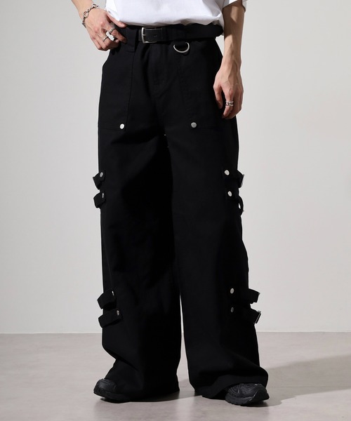 10oz belt design denim pants / ベルトデザイン デニムパンツ