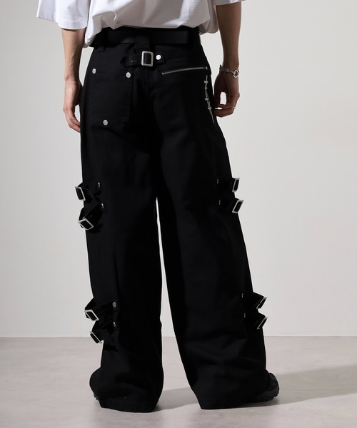 republic&coデニムパンツdenimpantウェア 207PA018-D15-BLACK-VR118616753