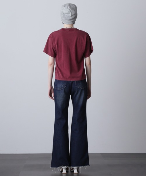 ROSE BUD(ローズバッド)の「(CREOLME)フレアデニムパンツ(デニムパンツ・レディース・ネイビー/ブルー/ブラック・S/M/L)」の10枚目の写真