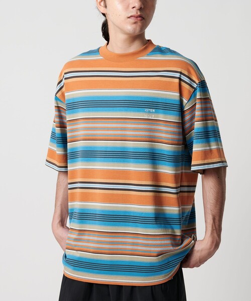 セール】＜CITEN＞カリフォルニアボーダーTシャツ（Tシャツ