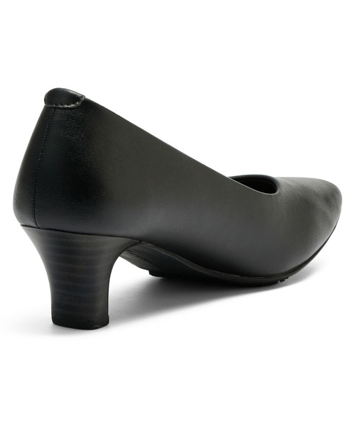 AcureZ（アキュアーズ）の「仕事でも活躍！約5.5cmのスクエアトゥパンプス（パンプス・レディース・ブラック・22.0cm/22.5cm/23.0cm/23.5cm/24.0cm/24.5cm/25.0cm/21.5cm）」の6枚目の写真