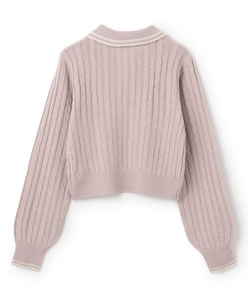 【新品タグ付き】アルベロベロ♡ハートぷたちゃん春夏涼爽やかニット日焼け対策にも セール】【SETUP対応】肩開きデザインボレロニット（ニット