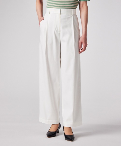 セール】ウィメンズ ワイドタック パンツ / 155028 TR130（スラックス