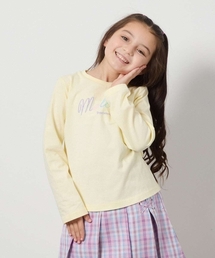 a.v.v（アーヴェヴェ）の「【安心の綿100％】[100-130]アソートロゴロンT（Tシャツ/カットソー・キッズ）」