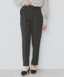 index | サイドバックルストレッチテーパードパンツ【洗濯機可・イージーアイロン・防シワ】(その他パンツ)