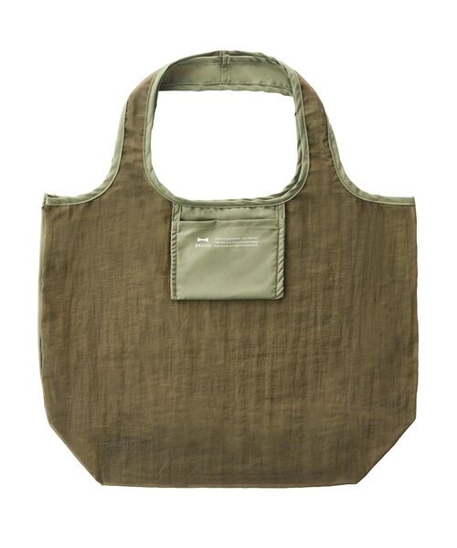 BRUNO（ブルーノ）の「ポケッタブルエコバッグM（トートバッグ・レディース・ブラック/カーキ/ピンク/グレー系その他・ﾌﾘ-）」の4枚目の写真