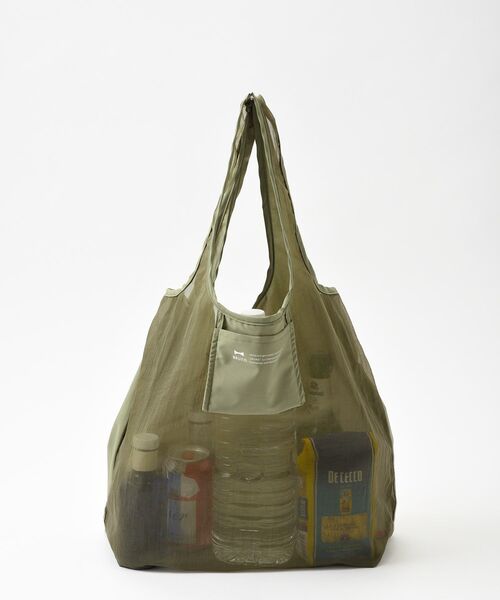 BRUNO（ブルーノ）の「ポケッタブルエコバッグM（トートバッグ・レディース・ブラック/カーキ/ピンク/グレー系その他・ﾌﾘ-）」の6枚目の写真