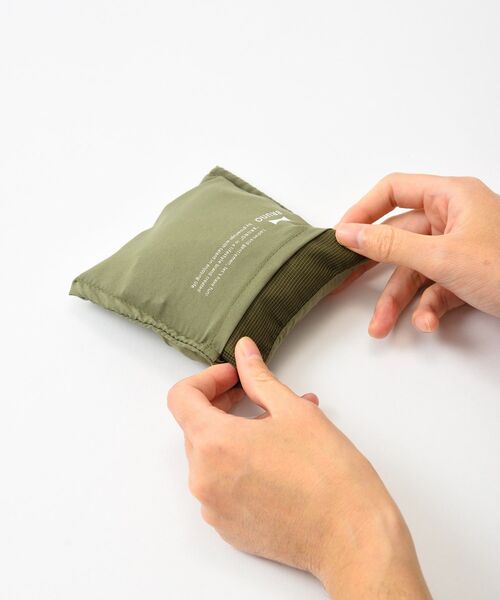 BRUNO（ブルーノ）の「ポケッタブルエコバッグM（トートバッグ・レディース・ブラック/カーキ/ピンク/グレー系その他・ﾌﾘ-）」の12枚目の写真