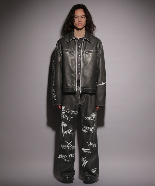 HARE（ハレ）の「【UNDERGROUND MODE SET UP対応】レタリングパンツ