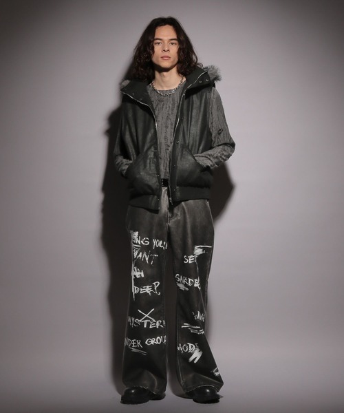 【HARE UNDERGROUND MODE 】ボンテージパンツ UNDERGROUND MODE SET UP対応】スリムボンテージパンツ(HARE)を