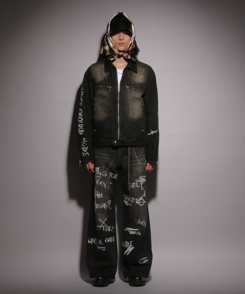 【HARE UNDERGROUND MODE 】ボンテージパンツ UNDERGROUND MODE SET UP対応】スリムボンテージパンツ(HARE)を