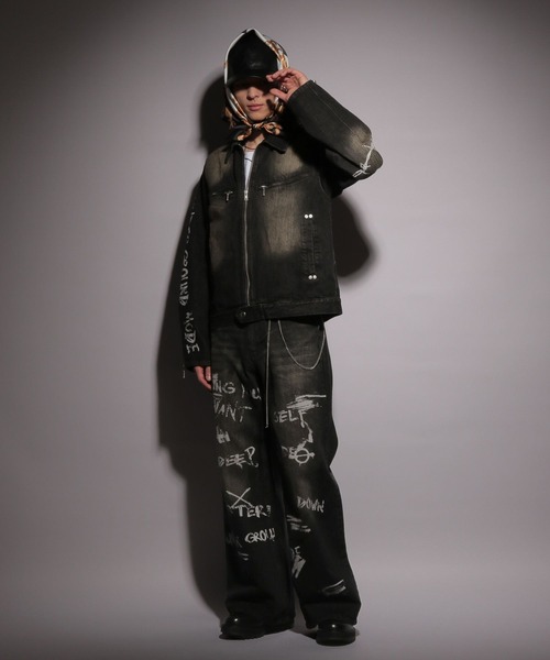 【HARE UNDERGROUND MODE 】シャツ＋パンツセット HARE（ハレ）の「【UNDERGROUND MODE】チェックレイヤードパンツ