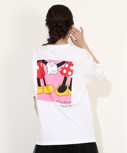 綿100％】 親子お揃い ディズニー サングラス Tシャツ 0290A（T