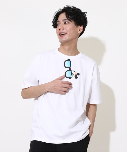 セール】【綿100％】 親子お揃い ディズニー サングラス Tシャツ 0290A