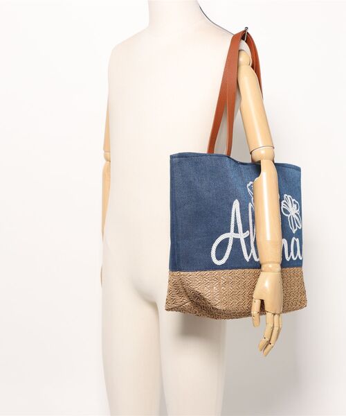 Kahiko(カヒコ)の「【Kahiko】ビーチスパントートバッグ(トートバッグ・レディース・ホワイト/ネイビー/ブルー・FREE)」の7枚目の写真