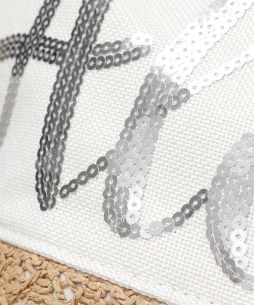 Kahiko(カヒコ)の「【Kahiko】ビーチスパントートバッグ(トートバッグ・レディース・ホワイト/ネイビー/ブルー・FREE)」の8枚目の写真