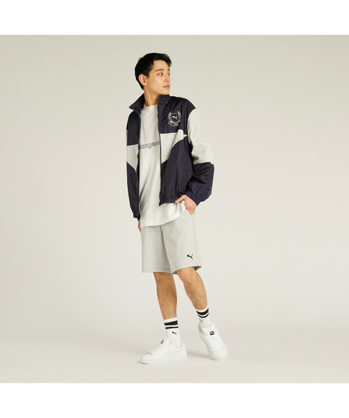 PUMA（プーマ）の「PUMA プーマ メンズ ワードローブ ESS＋ ウーブン ジャケット（ブルゾン・メンズ・ネイビー/ライトグレー・MEDIUM/SMALL/LARGE/X-LARGE/XX-LARGE）」の5枚目の写真