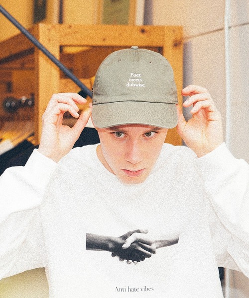 POET MEETS DUBWISE(ポエットミーツダブワイズ)の「【POET MEETS DUBWISE/ポエトミーツダブワイズ】 PMD LOGO Cap(キャップ・メンズ・グリーン系その他/ネイビー・FREE)」の2枚目の写真
