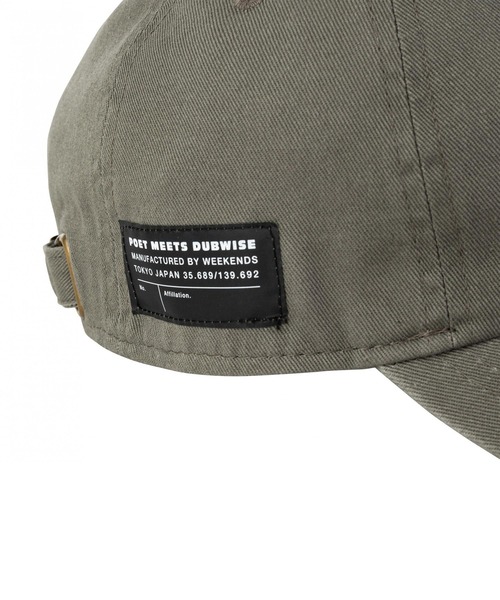 POET MEETS DUBWISE(ポエットミーツダブワイズ)の「【POET MEETS DUBWISE/ポエトミーツダブワイズ】 PMD LOGO Cap(キャップ・メンズ・グリーン系その他/ネイビー・FREE)」の4枚目の写真