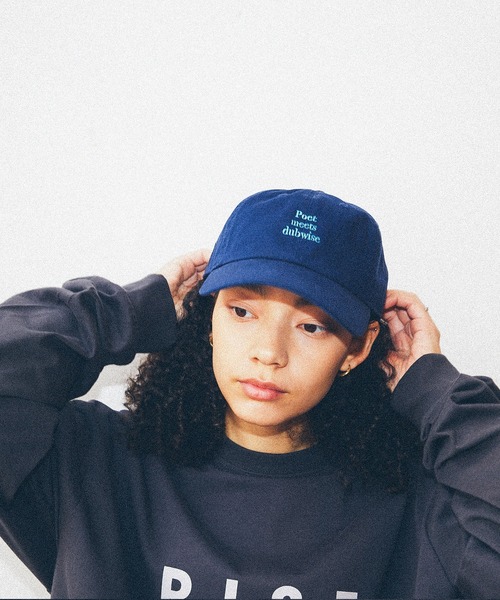 POET MEETS DUBWISE(ポエットミーツダブワイズ)の「【POET MEETS DUBWISE/ポエトミーツダブワイズ】 PMD LOGO Cap(キャップ・メンズ・グリーン系その他/ネイビー・FREE)」の9枚目の写真
