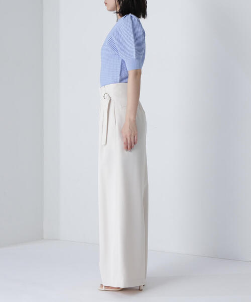 NATURAL BEAUTY BASIC アシンメトリータックパンツ 新品 NATURAL BEAUTY BASIC｜アシメウエストタックパンツ | Rakuten