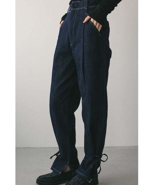 STYLEMIXER（スタイルミキサー）の「ヘムリボンデザインデニム（デニムパンツ・レディース・グレー/インディゴブルー・X-SMALL/SMALL/MEDIUM）」の19枚目の写真