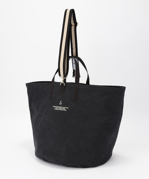 Curensology（カレンソロジー）の「Curensology(カレンソロジー)/＜&RC＞ビッグヘルメットバッグ（トートバッグ・レディース・ブラック/カーキ/ダークブラウン/ネイビー・FREE）」の9枚目の写真