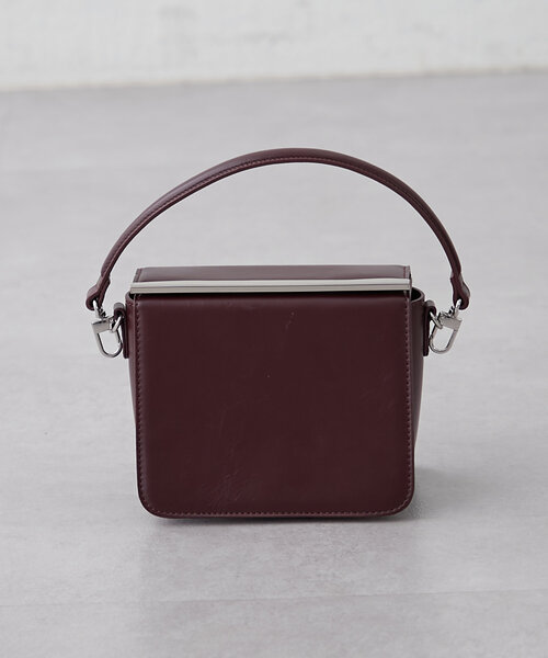 mystic（ミスティック）の「loti がま口ポシェット（ショルダーバッグ・レディース・ブラウン/ブラック・ONE SIZE）」の4枚目の写真