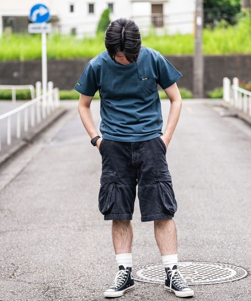 GREEN BOWL（グリーンボウル）の「Romon Organic Cotton T-shirts（Tシャツ/カットソー・メンズ・オフホワイト/オリーブ/ブラック/ネイビー/カーキ系・XL/L/M）」の6枚目の写真